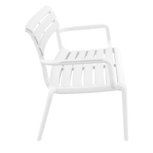 zougris-20.0855 PARIS ΚΑΝΑΠΕΣ WHITE 116X70X75ΕΚ. ΠΟΛ/ΝΙΟΥ