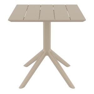 zougris-20.0864 PARIS TAUPE 70X70X74ΕΚ. ΤΡΑΠΕΖΙ ΠΟΛ/ΝΙΟΥ