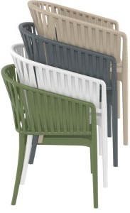 zougris-20.0876 PORTOFINO WHITE/TAUPE ΠΟΛΥΘΡΟΝΑ ΠΟΛ/ΝΙΟΥ