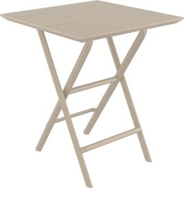 zougris-20.0894 HELEN TAUPE 60Χ60X74ΕΚ. ΤΡΑΠΕΖΙ ΠΤΥΣ/ΝΟ ΠΟΛ/ΝΙΟΥ