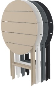zougris-20.0899 HELEN DARK GREY Φ60X74ΕΚ. ΤΡΑΠΕΖΙ ΠΤΥΣ/ΝΟ ΠΟΛ/ΝΙΟΥ