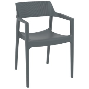 zougris-20.0932.1 TULUM DARK GREY ΠΟΛΥΘΡΟΝΑ ΠΟΛ/ΝΙΟΥ 55X52X79ΕΚ.