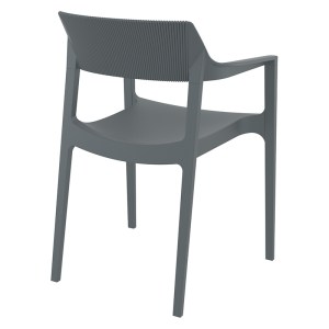 zougris-20.0932.1 TULUM DARK GREY ΠΟΛΥΘΡΟΝΑ ΠΟΛ/ΝΙΟΥ 55X52X79ΕΚ.