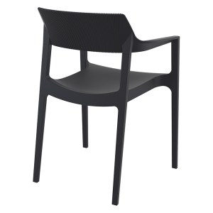 zougris-20.0932.2 TULUM BLACK ΠΟΛΥΘΡΟΝΑ ΠΟΛ/ΝΙΟΥ 55X52X79ΕΚ.