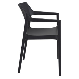 zougris-20.0932.2 TULUM BLACK ΠΟΛΥΘΡΟΝΑ ΠΟΛ/ΝΙΟΥ 55X52X79ΕΚ.