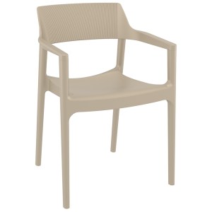 zougris-20.0932.3 TULUM TAUPE ΠΟΛΥΘΡΟΝΑ ΠΟΛ/ΝΙΟΥ 55X52X79ΕΚ.