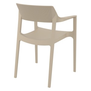 zougris-20.0932.3 TULUM TAUPE ΠΟΛΥΘΡΟΝΑ ΠΟΛ/ΝΙΟΥ 55X52X79ΕΚ.