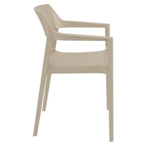 zougris-20.0932.3 TULUM TAUPE ΠΟΛΥΘΡΟΝΑ ΠΟΛ/ΝΙΟΥ 55X52X79ΕΚ.