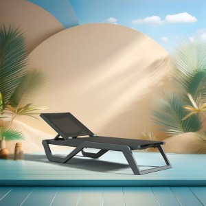 zougris-20.0934.1 RIO PRO ΞΑΠΛΩΣΤΡΑ DARK GREY/BLACK ΠΟΛ/ΝΙΟΥ 190X70X33ΕΚ.
