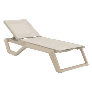 zougris-20.0934.3 RIO PRO ΞΑΠΛΩΣΤΡΑ TAUPE/TAUPE ΠΟΛ/ΝΙΟΥ 190X70X33ΕΚ.