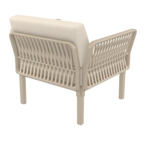 zougris-20.0939.3S PORTOFINO LOUNGE ΠΟΛΥΘΡΟΝΑ TAUPE/ΜΑΞ. BEIGE ΠΟΛ/ΝΙΟΥ 90X80Χ69ΕΚ.