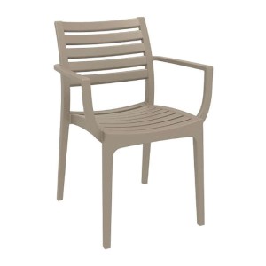 zougris-20.9970 ΣΕΤ ΤΡΑΠΕΖΑΡΙΑΣ 7ΤΜΧ ARES ARTEMIS TAUPE 140Χ80Χ75ΕΚ.