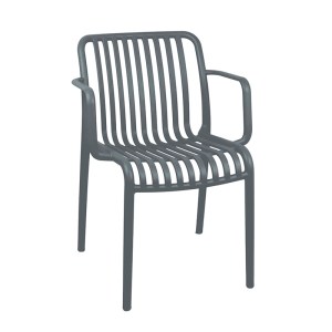 Zougris - 21.0056.2 PARMA-S GREY ΠΟΛΥΘΡΟΝΑ ΠΟΛ/ΝΙΟΥ 56X56X79ΕΚ.