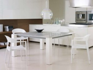 zougris-32.0116 CARMEN WHITE/BLACK ΠΟΛΥΘΡΟΝΑ 49X53X79ΕΚ.