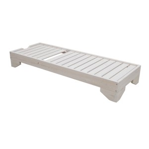 zougris-34.0002.1 KORAL ΞΑΠΛΩΣΤΡΑ ΞΥΛ. 77X214X29ΕΚ. ΛΕΥΚΟ