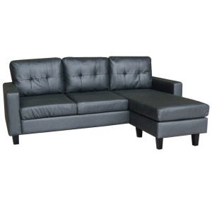 Zougris - 40.0068 LIANA S BLACK PVC ΓΩΝΙΑ 185Χ126X84ΕΚ.