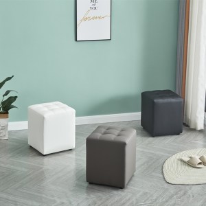 zougris-40.0120 CUBE BLACK PU ΣΚΑΜΠΟ 35X35X42ΕΚ.