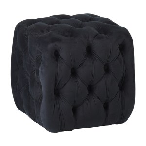 zougris-40.0161 ASTRA ΣΚΑΜΠΟ BLACK VELVET ΥΦΑΣΜΑ 45X45Χ45ΕΚ.