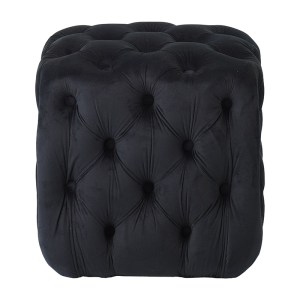 zougris-40.0161 ASTRA ΣΚΑΜΠΟ BLACK VELVET ΥΦΑΣΜΑ 45X45Χ45ΕΚ.