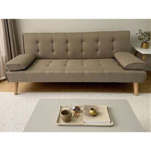 zougris-40.0206.3 MERYL BROWN ΥΦΑΣΜΑ ΚΑΝΑΠΕΣ ΚΡΕΒΑΤΙ 170X81X74ΕΚ.