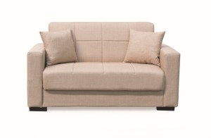 zougris-40.0311 ROVER LIGHT BROWN ΥΦΑΣΜΑ 2ΘΕΣΙΟΣ ΚΑΝΑΠΕΣ/ΚΡΕΒΑΤΙ ΜΕ ΑΠΟΘ.ΧΩΡΟ 150Χ80ΕΚ.