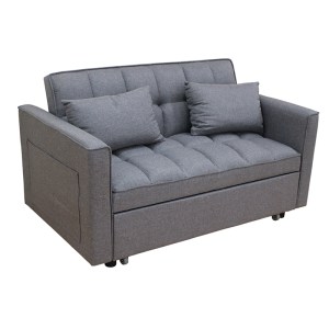 Zougris - 40.0314 WIND GREY ΥΦΑΣΜΑ ΚΑΝΑΠΕΣ/ΚΡΕΒΑΤΙ 140X85X82ΕΚ.