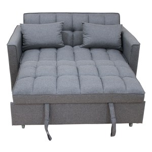 Zougris - 40.0314 WIND GREY ΥΦΑΣΜΑ ΚΑΝΑΠΕΣ/ΚΡΕΒΑΤΙ 140X85X82ΕΚ.
