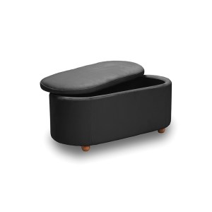 zougris-40.0604 FOSTER ΣΚΑΜΠΟ VELVET GREY ΜΕ ΑΠΟΘ. ΧΩΡΟ 99Χ45X45ΕΚ.