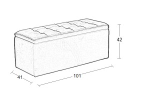 zougris-40.0608 LIDO ΣΚΑΜΠΟ VELVET BLACK ΜΕ ΑΠΟΘ. ΧΩΡΟ 101X41X42ΕΚ.