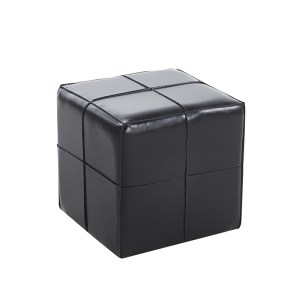 zougris-40.0613 ENZO BLACK PU ΣΚΑΜΠΟ 31X31X31ΕΚ.