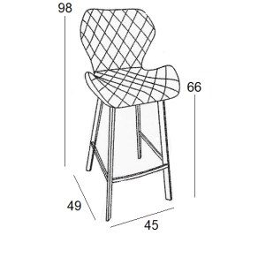 Zougris - 43.1360 MARTIN ΜΑΥΡΟ ΥΦΑΣΜΑ(Σ2)66ΕΚ. ΣΚΑΜΠΟ ΜΕΤΑΛΛΙΚΟ