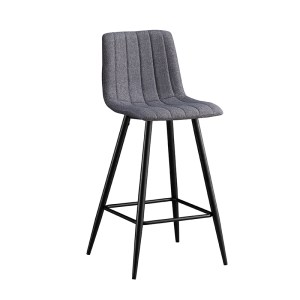 zougris-43.1371.S ΣΚΑΜΠΟ ΜΠΑΡ 4ΤΜΧ NERO ΓΚΡΙ ΥΦΑΣΜΑ 41X46X73/100ΕΚ.