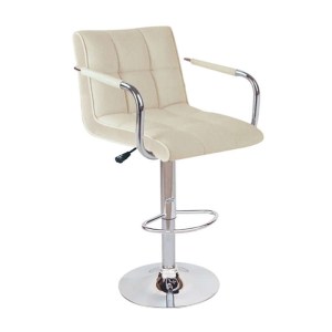 zougris-43.2238 BAR54 CREAM PU(Σ2)ΣΚΑΜΠΟ ΜΕ ΑΜΟΡΤΙΣΕΡ 52X50X112ΕΚ.