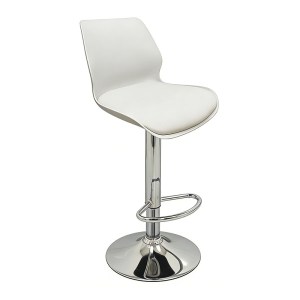 zougris-43.2764.1.S ΣΚΑΜΠΟ ΜΠΑΡ 2ΤΜΧ BAR49 WHITE PU/PVC 39X45X102ΕΚ.