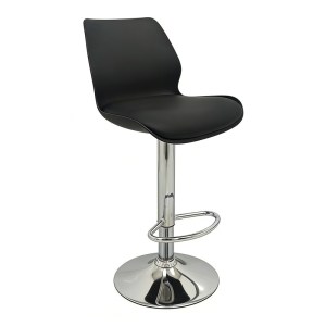 zougris-43.2764.S ΣΚΑΜΠΟ ΜΠΑΡ 2ΤΜΧ BAR49 BLACK PU/PVC 39X45X102ΕΚ.