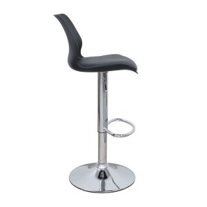 zougris-43.2764.S ΣΚΑΜΠΟ ΜΠΑΡ 2ΤΜΧ BAR49 BLACK PU/PVC 39X45X102ΕΚ.