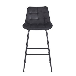 zougris-43.2803.1 ERMINA BLACK VELVET ΥΦΑΣΜΑ 75ΕΚ. ΣΚΑΜΠΟ ΜΕΤΑΛΛΙΚΟ 49X50X75-104ΕΚ.
