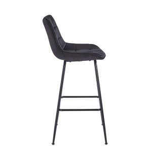 zougris-43.2803.1 ERMINA BLACK VELVET ΥΦΑΣΜΑ 75ΕΚ. ΣΚΑΜΠΟ ΜΕΤΑΛΛΙΚΟ 49X50X75-104ΕΚ.