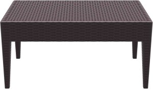 zougris-53.0034 MIAMI BROWN ΤΡΑΠΕΖΙ 92Χ53Χ45ΕΚ. ΠΟΛ/ΝΙΟΥ