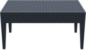 zougris-53.0055 MIAMI DARK GREY ΤΡΑΠΕΖΙ 92Χ53Χ45ΕΚ. ΠΟΛ/ΝΙΟΥ