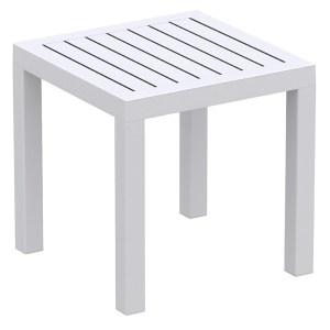 zougris-53.0106 OCEAN WHITE ΤΡΑΠΕΖΙ 45Χ45Χ45ΕΚ. ΠΟΛ/ΝΙΟΥ