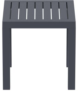 zougris-53.0107 OCEAN DARK GREY ΤΡΑΠΕΖΙ 45Χ45Χ45ΕΚ. ΠΟΛ/ΝΙΟΥ