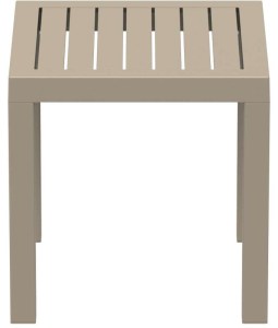 zougris-53.0110 OCEAN TAUPE ΤΡΑΠΕΖΙ 45Χ45Χ45ΕΚ. ΠΟΛ/ΝΙΟΥ
