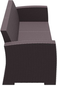 zougris-53.0142 MONACO BROWN 3ΘΕΣΙΟΣ ΚΑΝΑΠΕΣ ΠΟΛ/ΝΙΟΥ 198X79X79ΕΚ.