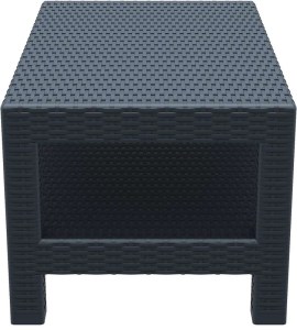 zougris-53.0153 MONACO DARK GREY ΤΡΑΠΕΖΙ 92Χ57Χ45ΕΚ. ΠΟΛ/ΝΙΟΥ