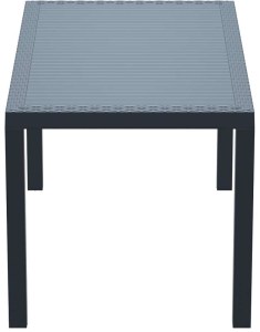 zougris-53.0218 ORLANDO 140Χ80Χ75ΕΚ. DARK GREY ΤΡΑΠΕΖΙ ΠΟΛ/ΝΙΟΥ